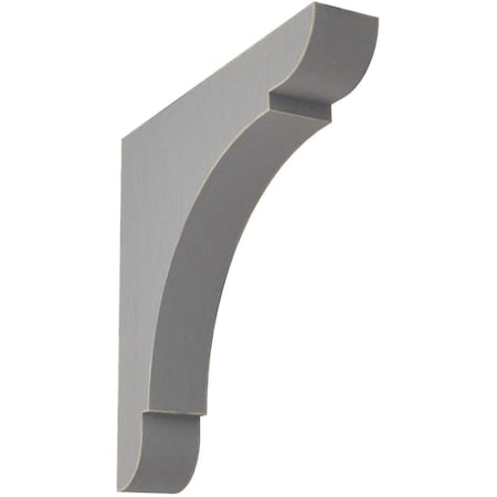 Ekena Millwork 1 3/4"W x 10"D x 10"H Large Olympic Wood Vintage Decor Bracket, Pebble Grey BKTWD01X10X10OLPG